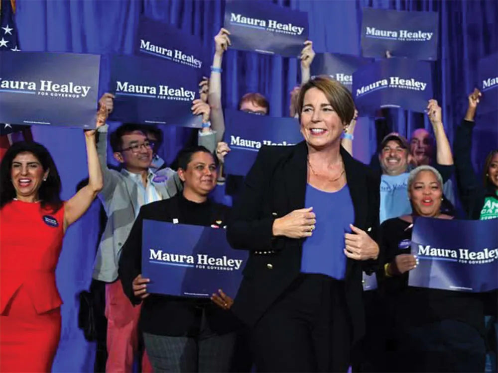 Maura Healey Shatters Lavender Ceiling